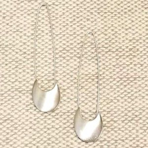 Sterling Silver Pin Drop Earrings - Hand Made NWOT